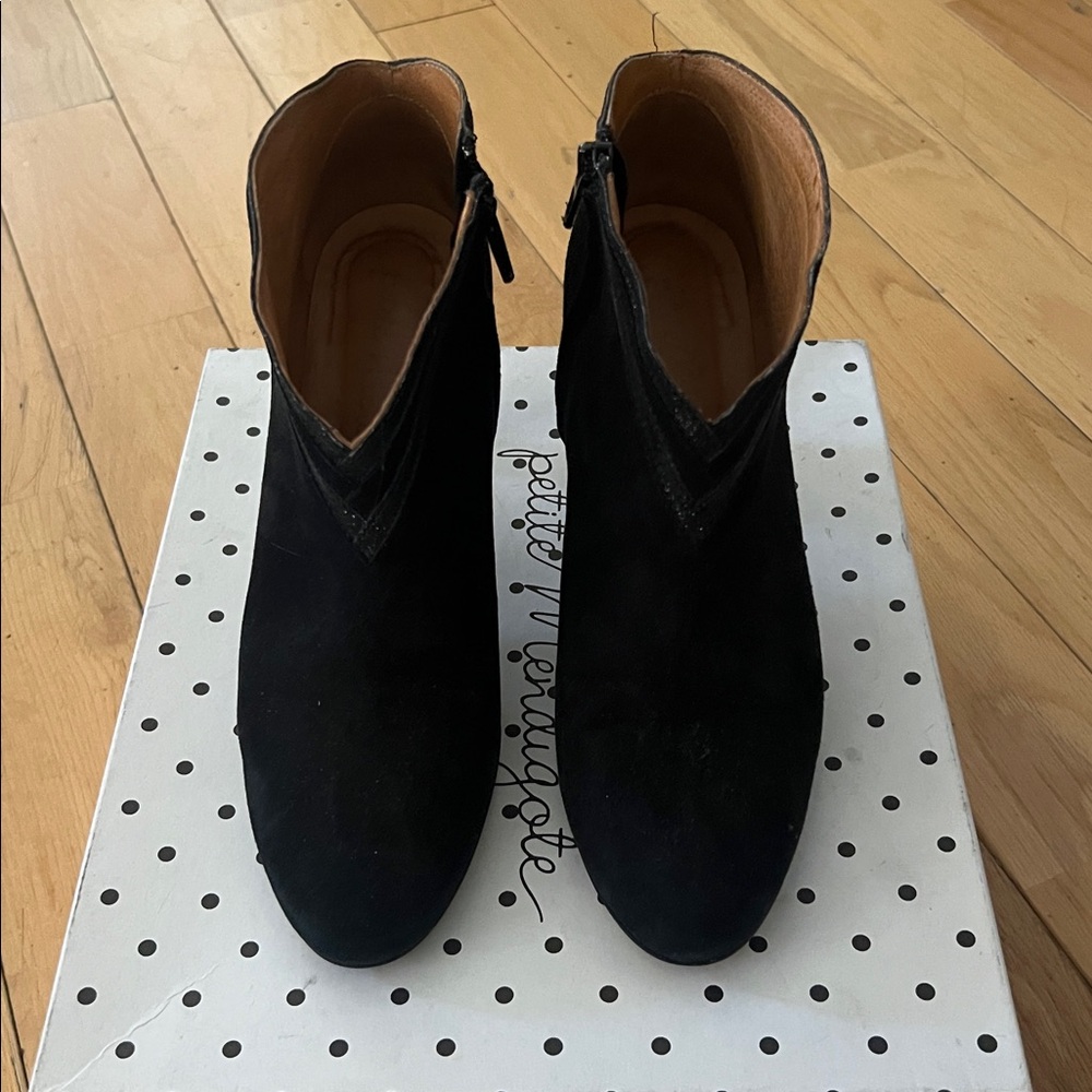 Black Suede Ankle Boots